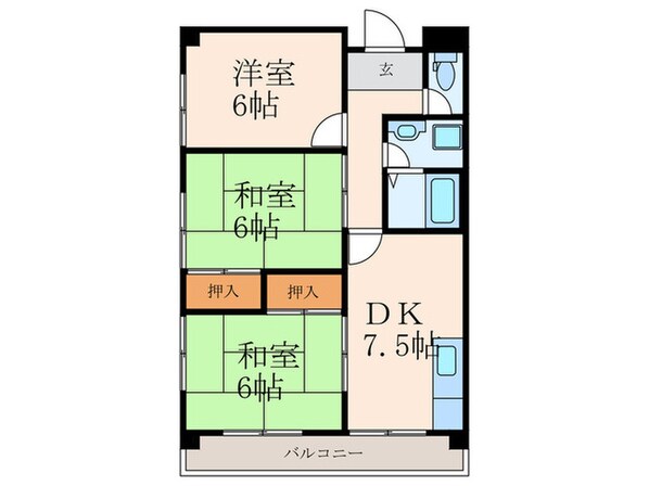 第一共立ビルの物件間取画像